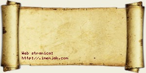 Mina Belodedić vizit kartica